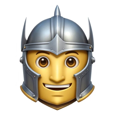 Clash of Clans aesthetic Comical Knight Portrait Emoji, Head tilted dramatically with an exaggerated, fun expression and wide, comically expressive eyes behind a quirky open helm, featuring a sturdy, cartoonish armored build with playful detailing and natural skin tone, Simplified yet hilariously expressive features, highly detailed, glowing with a slightly sassy metallic glow, high shine, dramatic yet playful, stylized with an air of cheeky medieval mischief, soft glowing outline, capturing the essence of a meme-worthy knight who brings lighthearted fun to epic battles! sticker