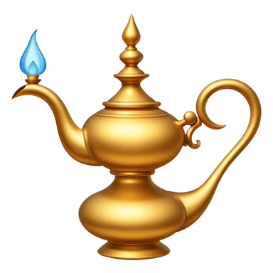 Genie lamp aladdin sticker