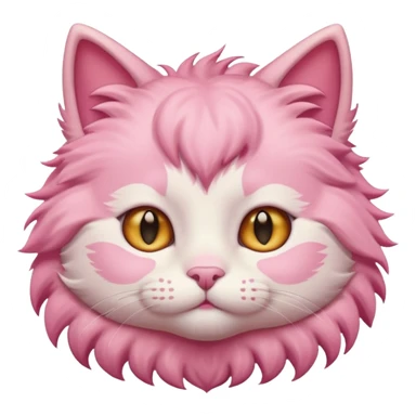 cute pink cat sticker