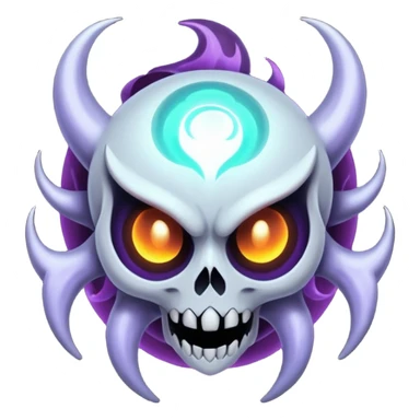 Abstract Ghastly-Haunter-Duskull-Lunala-ET-hybrid-fantasy-creature sticker
