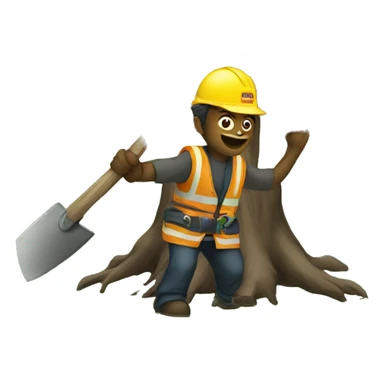 Tree removal  sticker