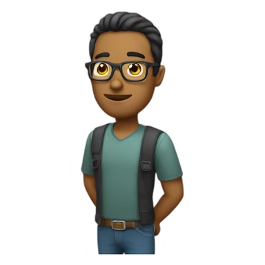 A thoughtful software engineer with a passion for code sticker