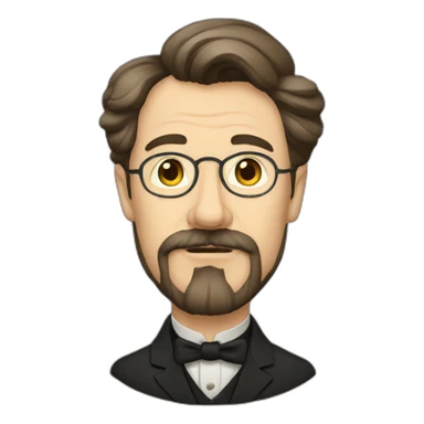 Anton Chekhov sticker