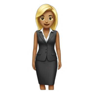 boss lady sticker