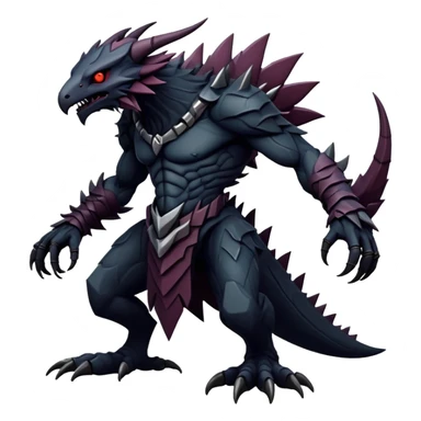 Edgy complex aesthetic-scenery-Fakémon-creature (full body) sticker