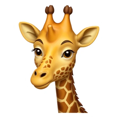 king giraffe sticker
