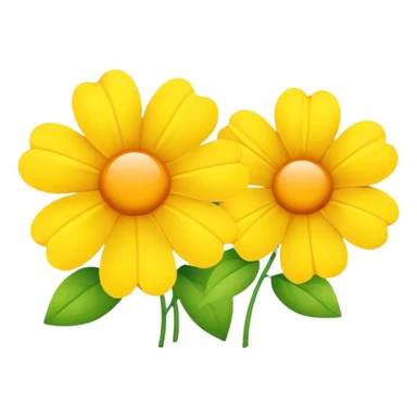 Sunshine flowers sticker