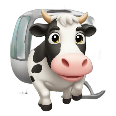Cow-dangling-from-helicopter sticker