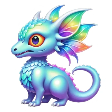 Epic complex detailed aesthetic-scenic-Fakémon-creature sticker