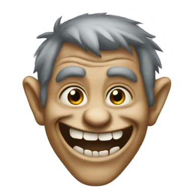 Troll face emoji  sticker