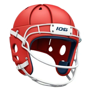 Cinematic Realistic image of rugby headgear with detailed padding and rugged design elements, set against a blurred stadium background with bold, high-contrast lighting that highlights its protective design sticker