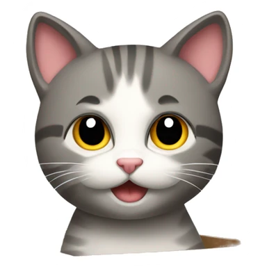 Gatto in scatola regalo sticker