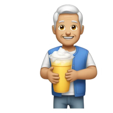 PAPA QUI VA CHERCHER LE LAIT sticker