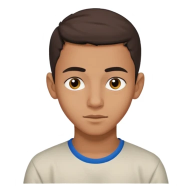 marokaanse jongentje van 16 die niet blij kijkt sticker