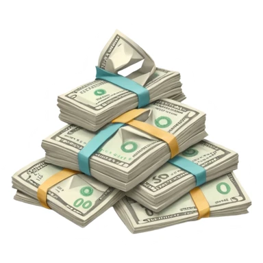 half a mountain of bills sticker