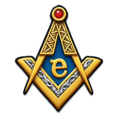 Freemason logo sticker