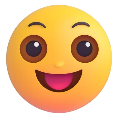 smiling face AI bot emoji, digital eyes sticker
