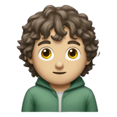 Frodo wearing a tracksuit  sticker