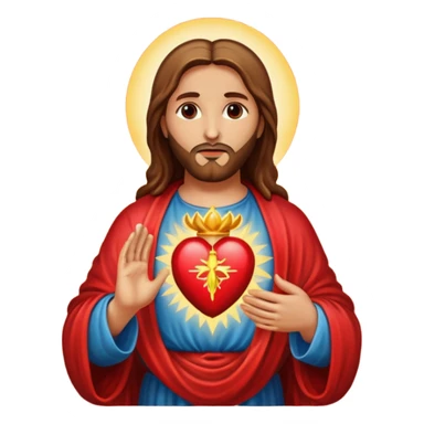 Sacred heart of Jesus  sticker