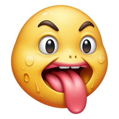 Freaky tongue  sticker