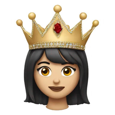 selena gomez with crown sticker