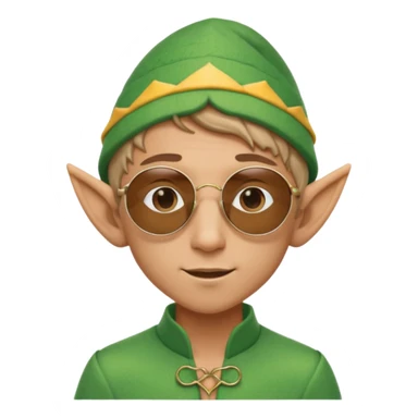 elf male legolas terminator summer wibe sunglasses sticker