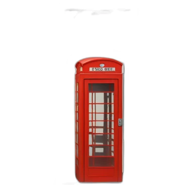 phone booth USA sticker
