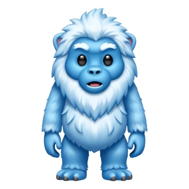 BLUE SNOW YETI sticker