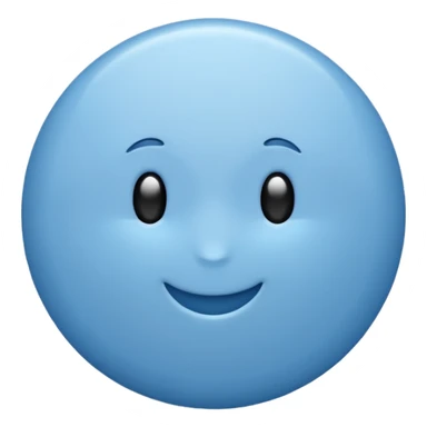 Círculo color celeste con un check blanco en su interior  sticker