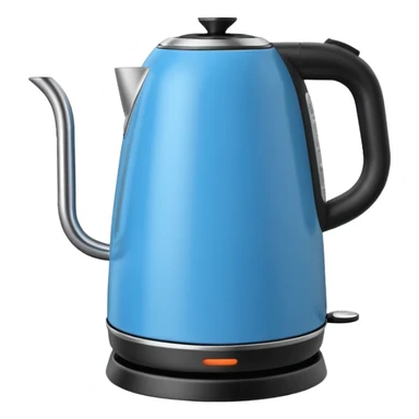 electric kettle, simple, bold, compatible with default apple emojis sticker