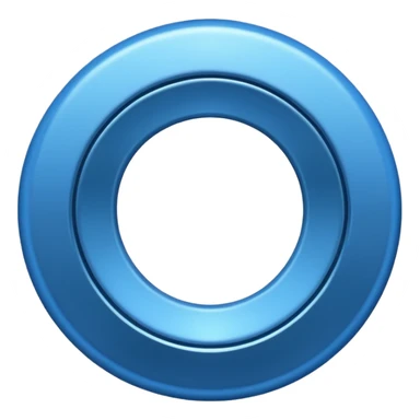 blue ring sticker