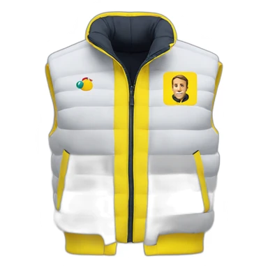Macron gilet jaune sticker