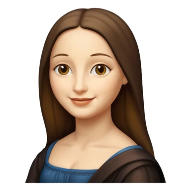  paint mona lisa sticker