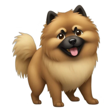 Eurasier make a dab sticker