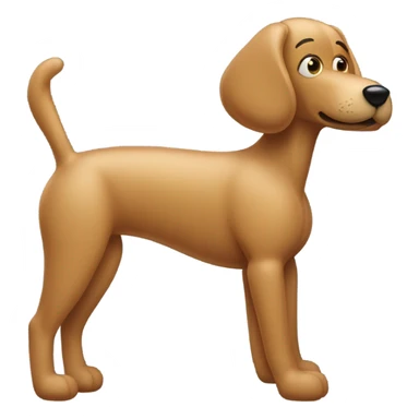 Dog balloon animal  sticker