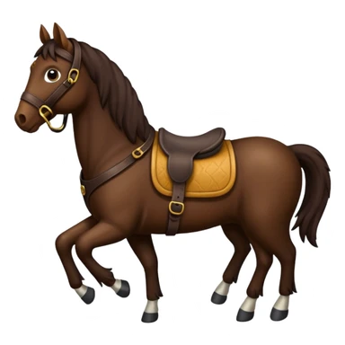 Horse crop sticker