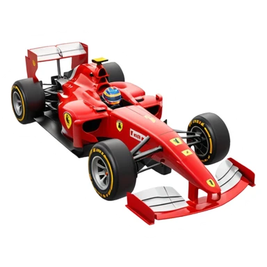 Ferrari formula 1 car sticker