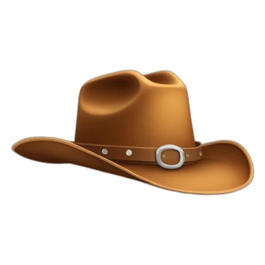 cowboy hat wearing cowboy hat sticker