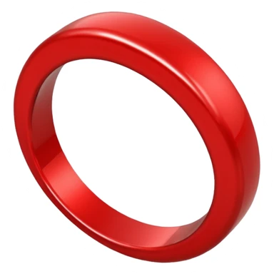 red circle ring sticker