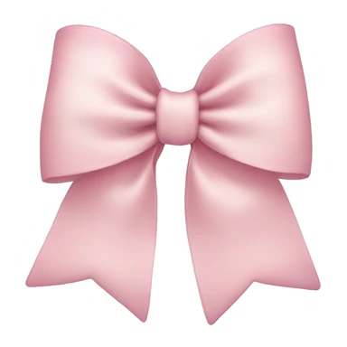 Light pink bow sticker