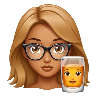 Very sexy girl in glass  sticker