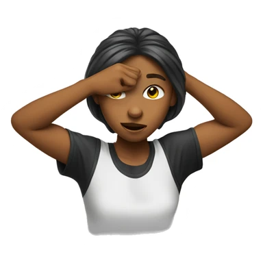 girl dabbing sticker