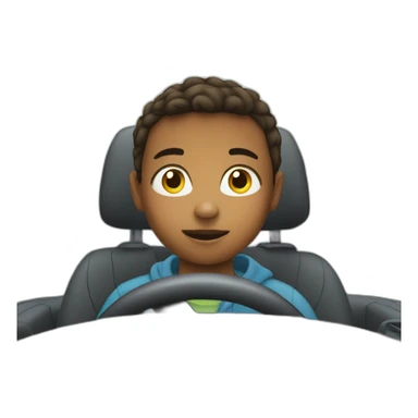 child in car sticker