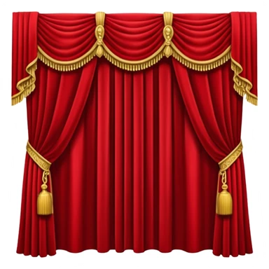 theatre Curtain sticker
