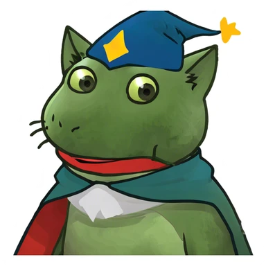 cat with bloody fangs create sticker