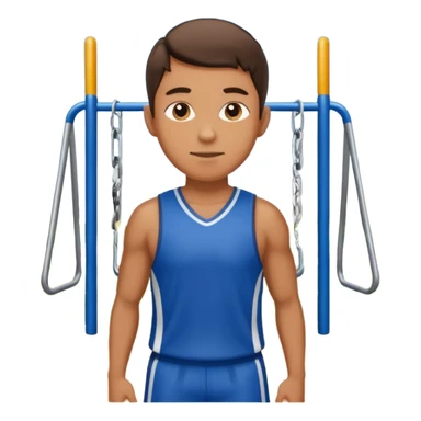 sportsman in the playground sticker