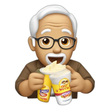 Darwin nunez eating mayonnaise sticker