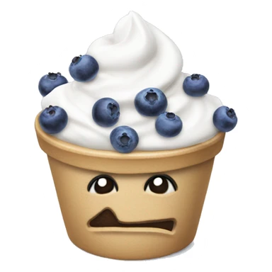 Skyr with blueberries  sticker