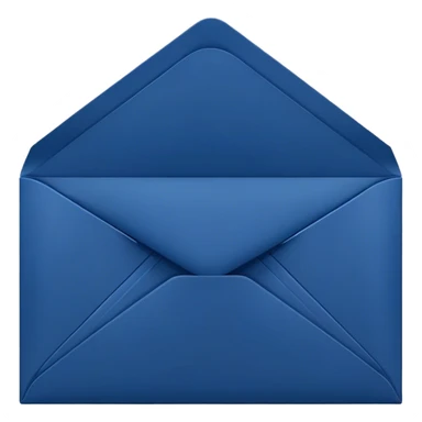 dark blue 
envelope sticker