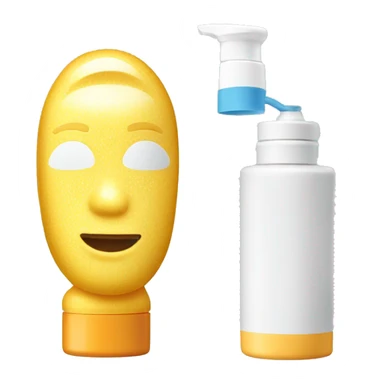 little facial sunscreen bottle isdin sticker